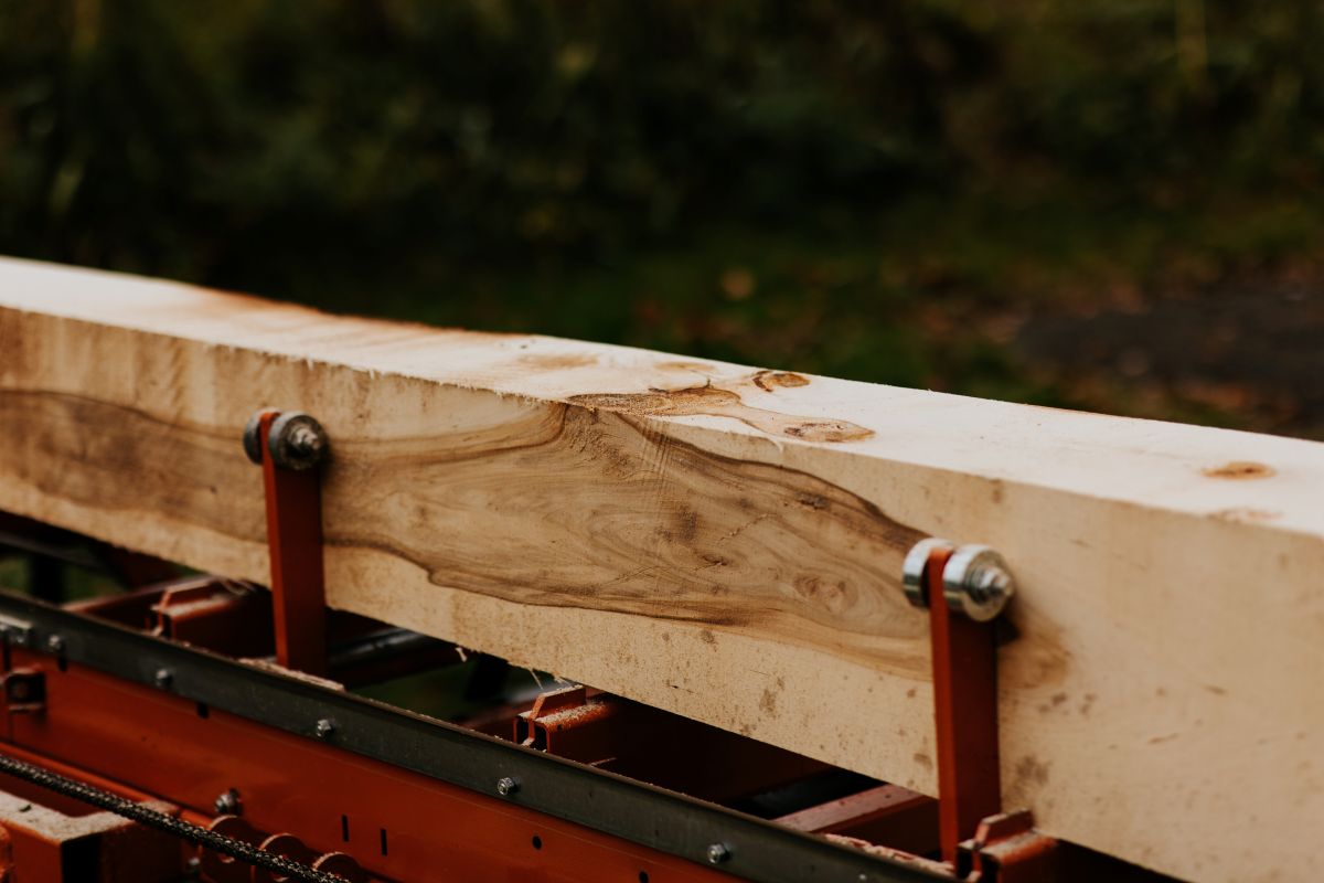 Finished wood pieces